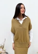Жилетка вязаная ART KNIT Кемел Jolie, S-M 032213 - изображение 1