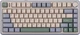 Бездротова механічна ігрова клавіатура з Hot-Swap AULA F75 White-Green - изображение 1