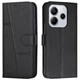 Чехол-книжка с застежкой UniCase Jet Cover для Xiaomi Redmi Note 14 4G - Black - изображение 1