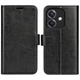Классический чехол-книжка Deexe Wallet Style для OPPO A3x / A3 / A40m - Black - изображение 1