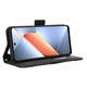 Чохол-книжка з кишеньками Deexe Wallet Stand для TECNO Pova 6 Neo - Black - зображення 4