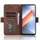 Чохол-книжка з кишеньками Deexe Wallet Stand для TECNO Pova 6 Neo - Brown - зображення 3