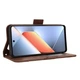 Чохол-книжка з кишеньками Deexe Wallet Stand для TECNO Pova 6 Neo - Brown - зображення 4
