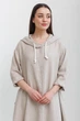 Сукня-туніка лляна VIL'NI Касабланка бежевий 48 - зображення 4