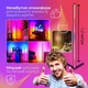 Торшер угловой RGB LED 1.2 м с пультом управления, напольная лампа с регулировкой яркости и цвета, декоративное освещение для гостиной, спальни, комнаты, питание от USB Черный K74-L7023 - изображение 2