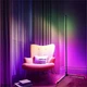 Торшер угловой RGB 1.2 м с пультом управления, регулировкой яркости и цвета, напольная LED лампа для гостиной, спальни, комнаты, алюминиевый корпус, питание от USB Черный LK202307-47 - изображение 5