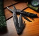 Мультитул профессиональный многофункциональный Sanke Rescue 21 в 1 из нержавеющей стали с чехлом и ручными инструментами чёрный - изображение 2