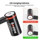 Аккумулятор 16340/CR123 Li-Ion Soshine 16340-3.7-550USB, USB-С, 550mAh, 2A, 4.2/3.7/2.75V - изображение 4