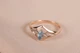 Кольцо из красного и белого золота с топазом 18 K-0143 - изображение 8