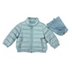 Куртка MONCLER, арт. 41-951-41307-99, блакитний, 3-6 місяців, зріст 64 см - зображення 1