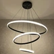 Керована світлодіодна LED люстра EMILY 75W 3R APP BLACK/WHITE Luminaria 3000-6500К 7500 Lm з пультом ДУ Ø600х1100мм - зображення 3