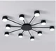 Люстра RAY SLIM 10xGX53 BLACK LUMINARIA 220V IP20 (потолочный светильник под сменные LED лампы) - изображение 1