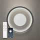 Керована світлодіодна LED люстра LAKE 100W R500 APP WHITE/GRAY Luminaria 3000-6500К,10000Lm, с пультом ДУ 220V IP20 - зображення 1