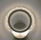 Світильник LED настінний, бра EUROPA 12W R220 ON/OFF WHITE/ICE Luminaria 2800-6500К 1200Lm 220V IP20 200х180х50 мм - зображення 1
