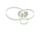 Управляемая светодиодная люстра GENNY ROUND RGB 80W 4R WHITE Luminaria с пультом и приложением -APP-220-IP20 - изображение 2