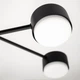 Люстра RAY 8xGX53 BLACK (4+4) черная на 8 ламп GX53 Luminaria (потолочный светильник под LED лампы) 780x300мм - изображение 4