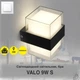 Настенное бра VALO 9W S 4000К 720Lm черное Esllse IP54 настенный светодиодный LED светильник 105х95х135мм - изображение 2
