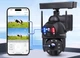 Уличная автономная 4G камера Sectec ST-599-6M-20X-20W-4G Black с солнечной панелью - изображение 6