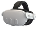 Кріплення з акумулятором 8000мАч для Oculus meta Quest 3 strap кріплення ремінь QWOS RGB білий - зображення 10