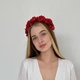 Вінок обруч український з маками червоного кольору - зображення 4