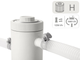Фільтр-насос Intex Картриджний 1250 л/год Насос, що фільтрує Інтекс для басейну Тип H 26602 (C330) - зображення 3