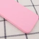 Чохол Silicone Case Square Full Camera Protective (AA) NOLOGO для Apple iPhone 6/6s (4.7") Рожевий / Light pink - зображення 2