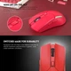 Беспроводная игровая мышь Fantech WGC2 Venom II Vibe, RGB, 800-4000DPI, 2.4GHz, 300mAh, 720h, Красный - изображение 10