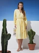 Платье миди летнее женское Seventeen 2283.6371 L-XL Желтое (Sev2000000205359) - изображение 3