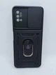 Протиударний чохол Defense Ring для ZTE Blade A71 з кільцем Чорний - зображення 1