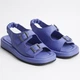 Босоножки женские кожаные 340401 р.36 (23,5) Fashion Синий - изображение 4