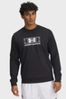 Чоловічий чорний світшот UA Rival Terry Logo 1390140-001 Q2 Under Armour - зображення 1