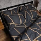 Комплект постельного белья Moon&Star Полуторный Евро 160х220 см Deep Blue Luxe Микросатин Premium (MS-820009891) - изображение 4