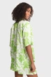 Жіноча салатова блуза з візерунком GRAPHIC PALM CAMP SHIRT Michael Kors XS MS440MBB0M - изображение 3