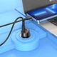 Автомобільний зарядний пристрій BOROFONE BZ20 Smart 38W dual port PD20W+QC3.0 car charger Transparent Black (6941991101564) - изображение 5