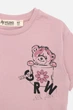 Футболка с коротким рукавом для девочки 110 цвет пудровый YUKI ЦБ-00273473 - изображение 2