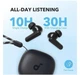 Беспроводные наушники Anker Soundcore P20i, Bluetooth 5.3, IPX5, Black, 10 миллиметровые динамики, 30 часов - изображение 4
