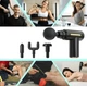 Масажер перкусійний масажер для шиї голови та ніг Massage gun CX 157 Чорний - зображення 2