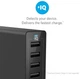 Мережевий зарядний пристрій Anker PowerPort 60W 6xUSB V3 Black (A2123L12) - зображення 2
