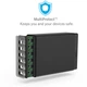 Мережевий зарядний пристрій Anker PowerPort 60W 6xUSB V3 Black (A2123L12) - зображення 4