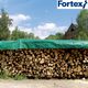 Тент захисний ламінований, водостійкий Fortex 4х6 м, 24 м2, 90 г/м2, зелений - зображення 7
