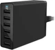 Мережевий зарядний пристрій Anker PowerPort 60W 6xUSB V3 Black (A2123L12) - зображення 1