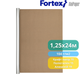 Пароизоляционная теплоотражающая пленка Fortex AluPaper 1,25х24 м, 30 м2, 104 г/м2 - изображение 5