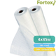 Плівка поліетиленова армована Fortex 4 х 45 м, 180 м2, 180 г/м2, прозора - зображення 1