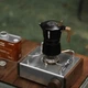Гейзерная кофеварка MHW-3BOMBER Double Valve Moka Pot 4 чашки 180 мл Черная - изображение 3