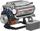 Конструктор бензиновый двигатель V8 ENGINE восьмицилиндровый мотор Mould King, 535 деталей 10088s - зображення 3