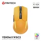 Беспроводная игровая мышь Fantech WGC2 Venom II Vibe, RGB, 800-4000DPI, 2.4GHz, 300mAh, 720h, Желтый - изображение 3