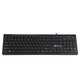 Дротова клавіатура Meetion Wired Standard Multimedia Ultrathin Keyboard K842М, RU, EN розкладки, USB, 1.5m, black - зображення 2