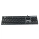 Дротова клавіатура Meetion USB Standard Chocolate Ultrathin Keyboard K841, Ukr, RU, EN розкладки, USB, 1.5m, black - зображення 3