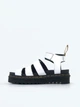 Жіночі босоніжки Dr. Martens Sandals White Білий колір з чорною підошвою Розмір 37 (23,5 см) - изображение 1
