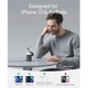 Зарядний пристрій Anker 623 Magnetic Wireless Charger MagGo 2 in 1 Charging Station for iPhone 12~17 for Airpods - Black - зображення 3